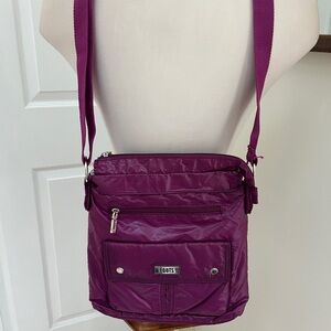 Roots Purple Crossbody Bag